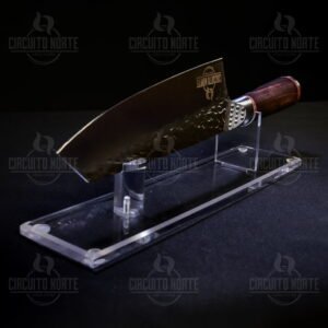 Cuchillo 2 Acero, Mango Madera